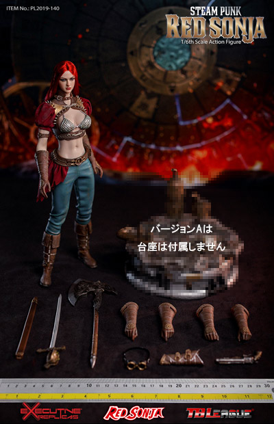 【TBLeague】PL2019-140-A Steam Punk Red Sonja スチームパンク レッドソニア 通常版 1/6スケール シームレス女性ボディフィギュア