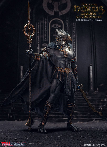 【TBLeague】TBリーグ PL2020-170A 1/6 King and Vengeful God Horus Gold Edition エジプト神話 天空の神 ホルス ゴールド版