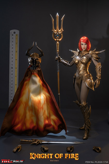 【TBLeague】TBリーグ PL2020-173A 1/6 Knight of Fire Golden ナイト・オブ・ファイアー 女性騎士 ゴールド