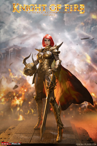 【TBLeague】TBリーグ PL2020-173A 1/6 Knight of Fire Golden ナイト・オブ・ファイアー 女性騎士 ゴールド