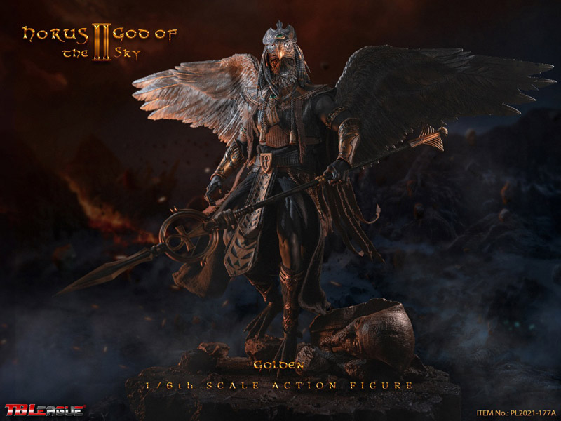 【TBLeague】TBリーグ PL2021-177A Horus God of the Sky- Golden 1/6 Scale Action Figure エジプト神話 天空の神 ホルス ゴールド