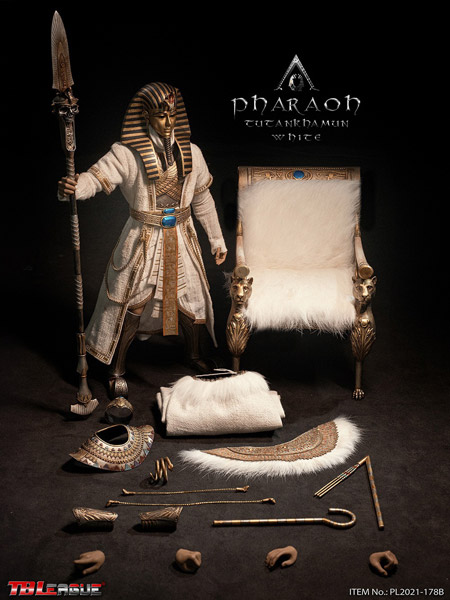 【TBLeague】TBリーグ PL2021-178B 1/6 Pharaoh Tutankhamun WHITE 古代エジプト第18王朝ファラオ ツタンカーメン ホワイト版