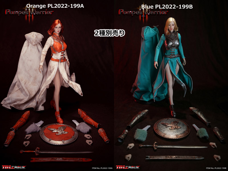 【TBLeague】TBリーグ PL2022-199 A/B 1/6 Pompeii Warrior ポンペイ・ウォーリアー 1/6スケール シームレス女性ボディフィギュア