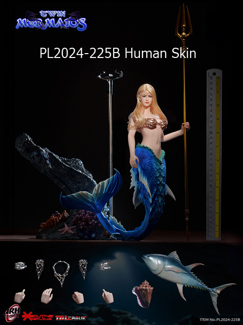 【TBLeague】TBリーグ PL2024-225 A/B 1/6 Mermaid 人魚 マーメイド 1/6スケール シームレス女性ボディフィギュア
