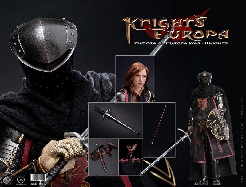 【POPtoys】ALS005 1/6 Armor Legend Series-The Era of Europa War Dragon Knight ドラゴン・ナイト 女騎士 1/6スケール女性フィギュア