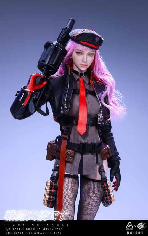 Amazon.co.jp: HiPlay POPTOYS 1/6 戦闘天使 黒い火 ミラベル