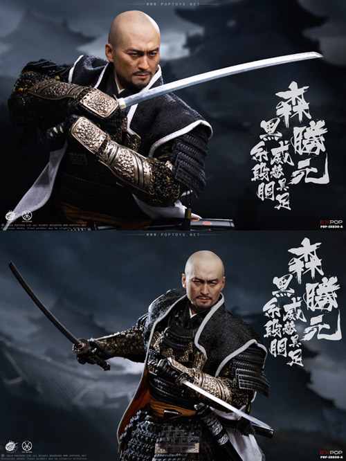 【POPtoys】EX030B 1/6 Benevolent Samurai Deluxe version 武士 侍 森勝元 黒糸威段替胴具足 DX版 1/6スケール男性フィギュア