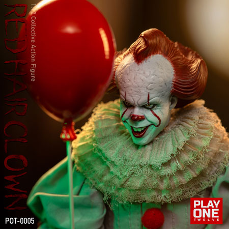 【PLAY ONE TWELVE】POT-0005 1/12 Red Hair Clown レッドヘアクラウン ピエロ 1/12スケールフィギュア