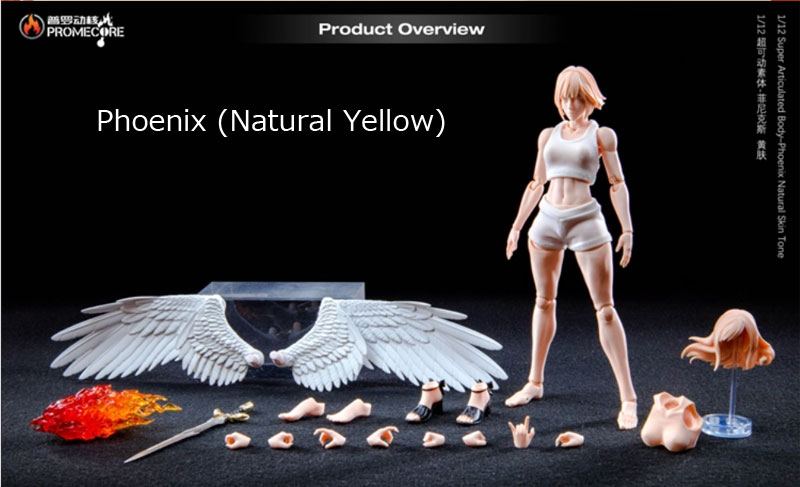 【PROMECORE】PR01A/B/C/D 1/12 Phoenix Female Super Articulated Body