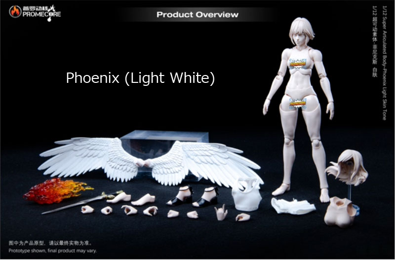 【PROMECORE】PR01A/B/C/D 1/12 Phoenix Female Super Articulated Body