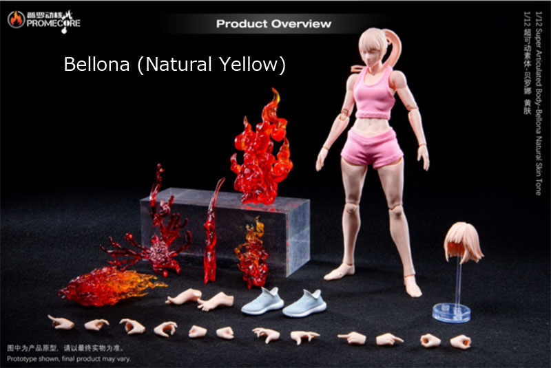 【PROMECORE】PR01A/B/C/D 1/12 Phoenix Female Super Articulated Body