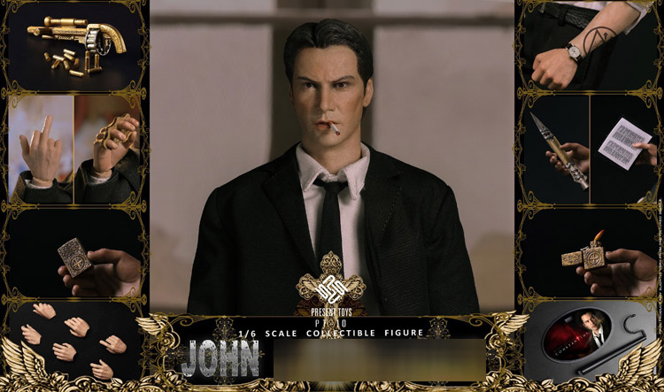 【PRESENT TOYS】PT-sp10 Hell Detective 1：6 Collectible Figure 1/6スケール男性フィギュア