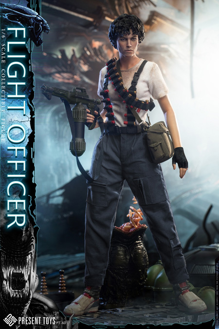 PRESENT TOYS 1/6 フライト オフィサー PT-sp60 PRESENT TOYS】PT-sp60 1/6 Flight officer 1/6スケール女性