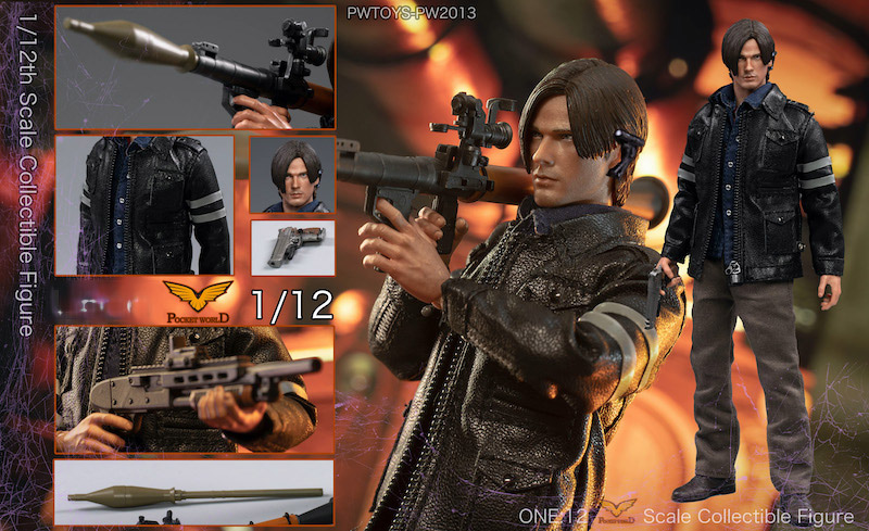 【PWTOYS】POCKET WORLD W2013 1:12 LEONald ゾンビハンター 1/12スケールフィギュア