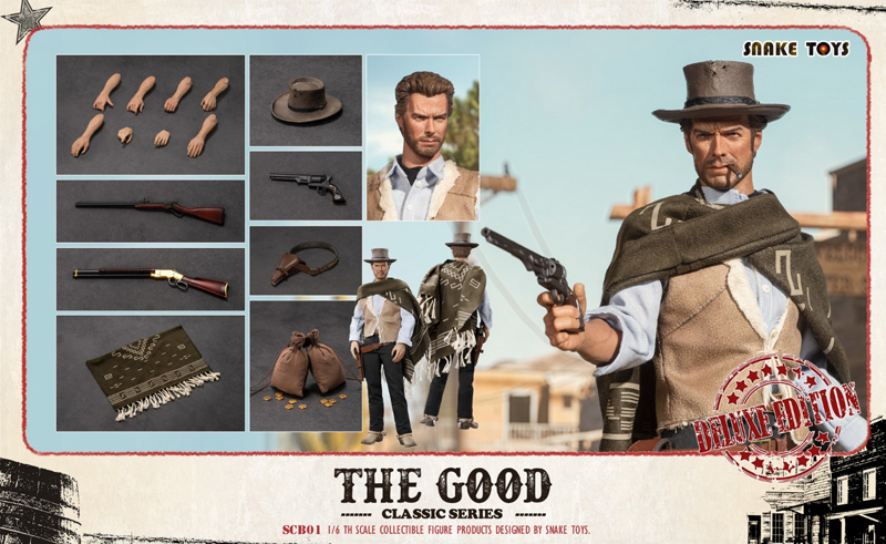 【SNAKE TOYS】SCB01 1/6 Classic Series The Good Deluxe Edition WEST COWBOY 西部劇
