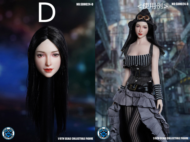 1/6スケール アンドリュー風ヘッド Ziltoys】Z006 1/6 Beauty Headsculpt 1/6スケール 植毛 女性ヘッド