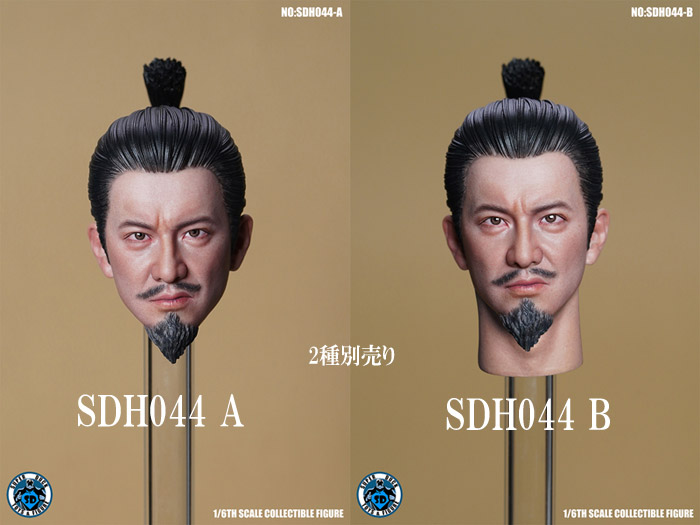 【SUPERDUCK】SDH044 A/B 武士 侍 戦国武将 織田信長 1/6スケール 男性ヘッド