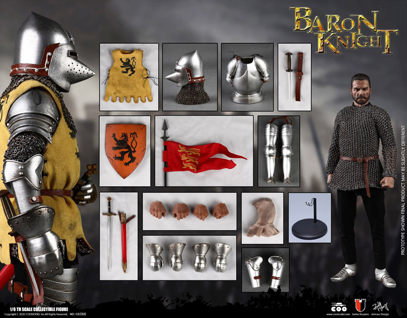 COO】SE066 1/6 SERIES OF EMPIRES(DIECAST ARMOR) - BARON KNIGHT
