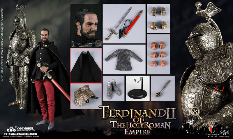 【COO】SE106 1/6 SERIES OF EMPIRES - FERDINAND II OF THE HOLY ROMAN EMPIRE (COLLECTION COPPER VERSION)