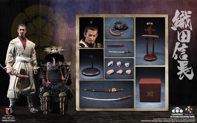 【COO】SE123 1/6 SERIES OF EMPIRES ODA NOBUNAGA (COPPER STANDARD VERSION) 織田信長 1/6スケールフィギュア