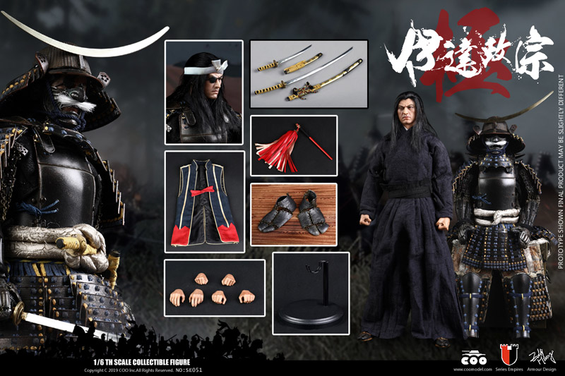 【COO】SE051 1/6 SERIES OF EMPIRES(DIECAST ARMOR) - DATE MASAMUNE (MASTERPIECE VERSION) 伊達政宗 極 通常版 1/6スケールフィギュア