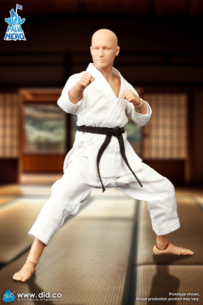 【DID】SF80001 1/12 Simple Fun Series - The Karate Player 空手家 男性ボディ素体 デッサン人形 ヘッド付