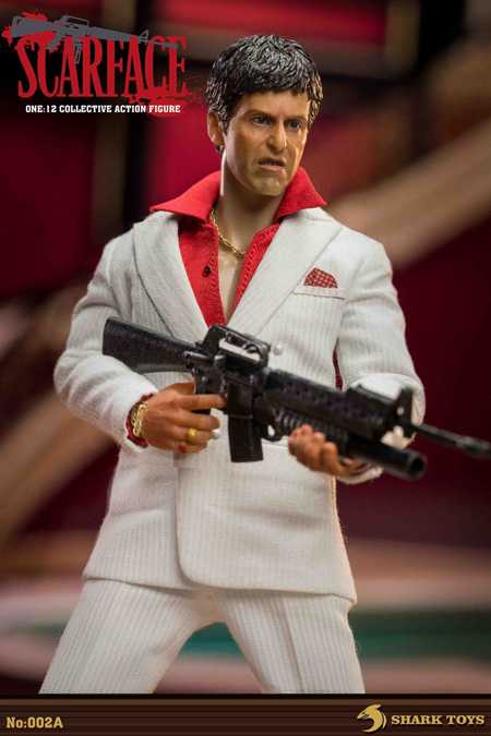 【SHARK TOYS】002A 1/12 Furious Tony Action Figure トニー スタンダード版 1/12スケールフィギュア