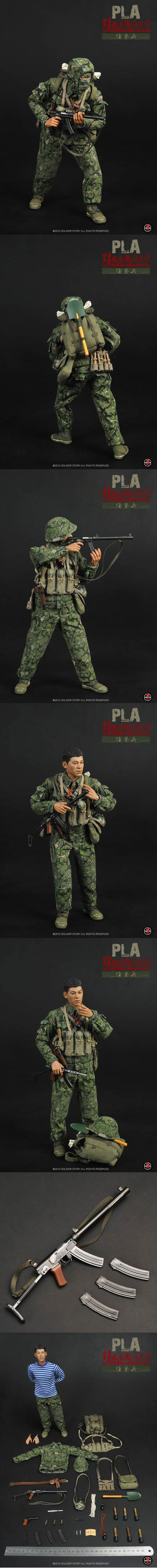 1/6 PLA 中国人民解放軍 偵察兵(中越戦争1979年)タイプ ホットトイズ 1/6 PLA 中国人民解放軍 偵察兵(中越戦争1979年)タイプ ホット