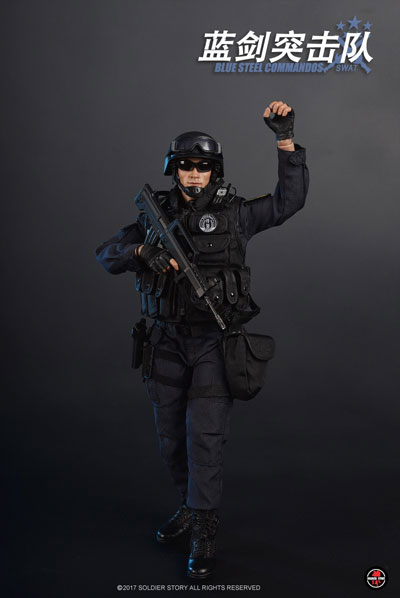 Soldier Story】SS099 1/6 Blue Steel Commandos SWAT ブルー