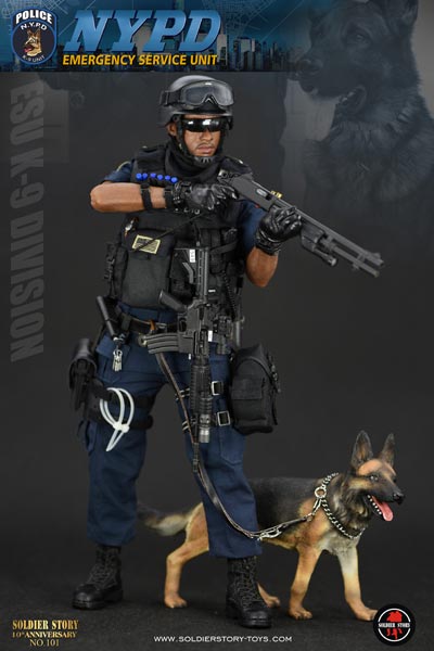 【Soldier Story】SS101 1/6 NYPD ESU K-9 DIVISION ニューヨーク市警察 特殊部隊 K9ディビジョン