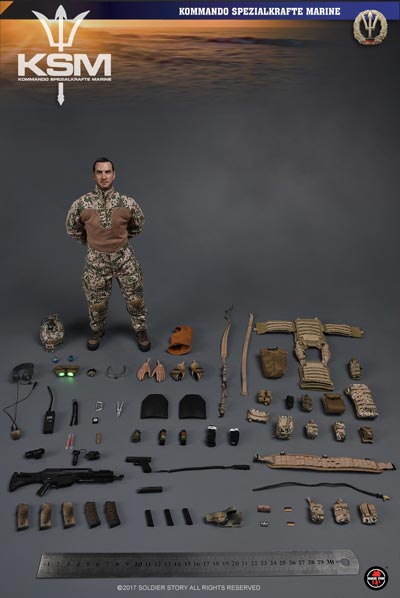 【Soldier Story】SS104 1/6 KSM Kommando Spezialkräfte Marine VBSS ドイツ連邦 海軍特殊部隊 1/6スケールミリタリーフィギュア