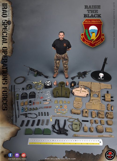 【Soldier Story】SS107 1/6 Iraq Special Operations Forces ISOF SAW GUNNER イラク特殊作戦部隊 SAWガンナー