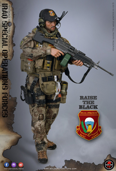 【Soldier Story】SS107 1/6 Iraq Special Operations Forces ISOF SAW GUNNER イラク特殊作戦部隊 SAWガンナー