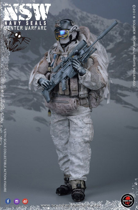 【Soldier Story】SS109 1/6 NSW WINTER WARFARE “MARKSMAN” Navy SEALs アメリカ海軍特殊部隊 ネイビーシールズ 冬季