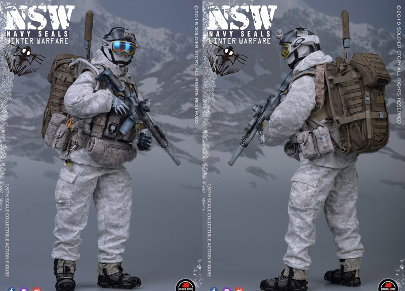 【Soldier Story】SS109 1/6 NSW WINTER WARFARE “MARKSMAN” Navy SEALs アメリカ海軍特殊部隊 ネイビーシールズ 冬季