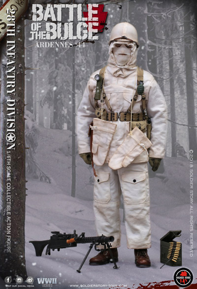 【Soldier Story】SS111 1/6 WW2 U.S. Army 28th Infantry Division Battle of the Bulge Ardennes 1944