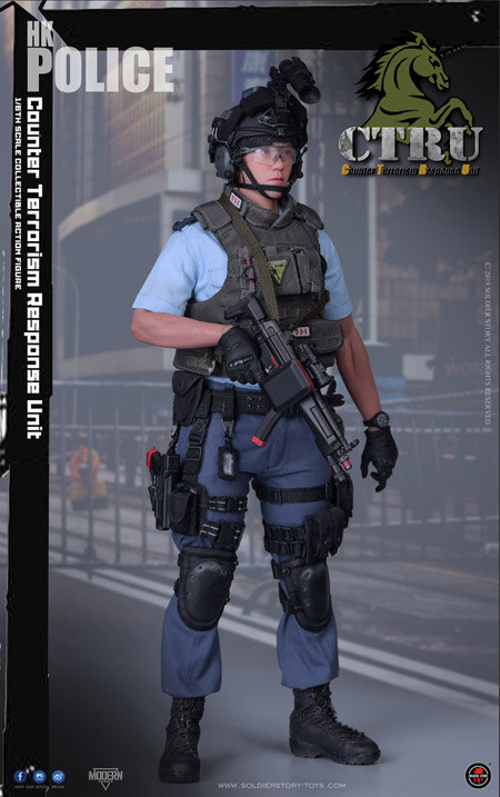 【Soldier Story】SS115 1/6 HK POLICE CTRU (Assault Team) 香港警察 反恐特勤隊 1/6スケールミリタリーフィギュア