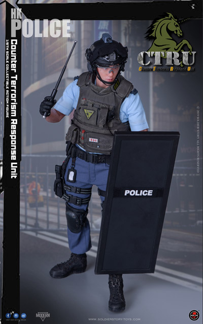 【Soldier Story】SS115 1/6 HK POLICE CTRU (Assault Team) 香港警察 反恐特勤隊 1/6スケールミリタリーフィギュア