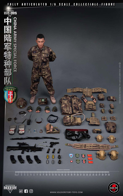 【Soldier Story】SS119 1/6 PLA Army Special Force Falcon 2015 中国人民解放軍 特殊部隊 1/6スケールミリタリーフィギュア