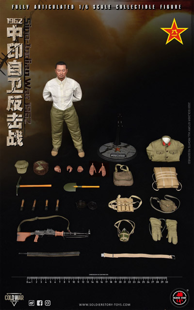 【Soldier Story】SS121 1/6 1962 SINO - INDIAN WAR 中印国境紛争 中国人民解放軍 1/6スケールミリタリーフィギュア