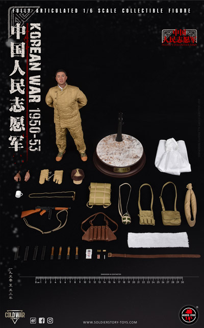 【Soldier Story】SS124 1/6 Chinese People’s Volunteer Army 1950-53 朝鮮戦争 中国義勇軍 1/6スケールミリタリーフィギュア