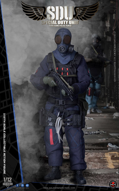 【Soldier Story】SSM-002 1/12 HK SDU Assault Team 香港警務処警察 特別任務連 飛虎隊 アサルトチーム 1/12スケールフィギュア