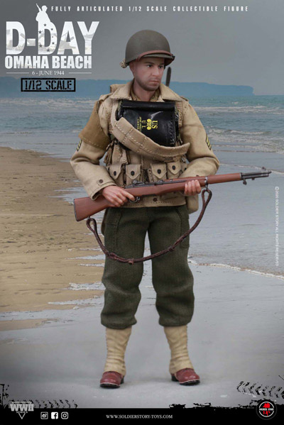 【Soldier Story】SSM-005 1/12 WW2 US. 2nd Ranger Battalion Sergeant WW2アメリカ陸軍 第2レンジャー大隊 軍曹 D-Day オマハビーチ