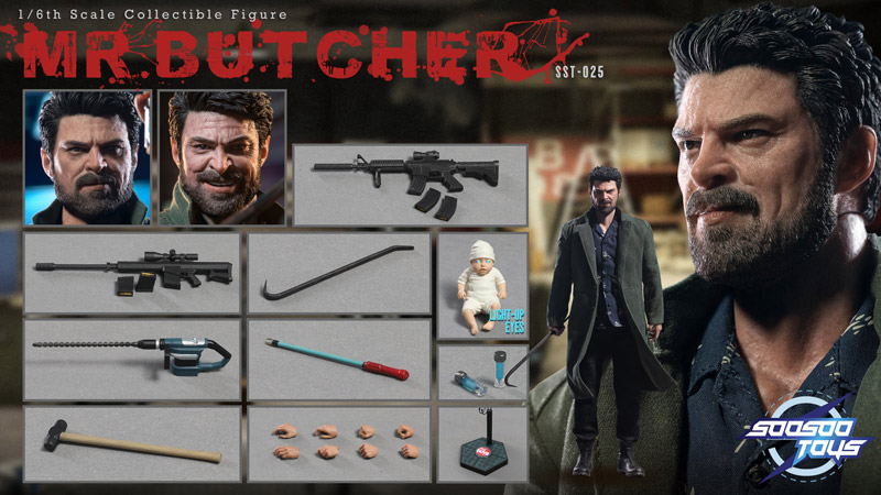 【Soosootoys】SST-025 Mr. Butcher 1/6スケール 男性フィギュア