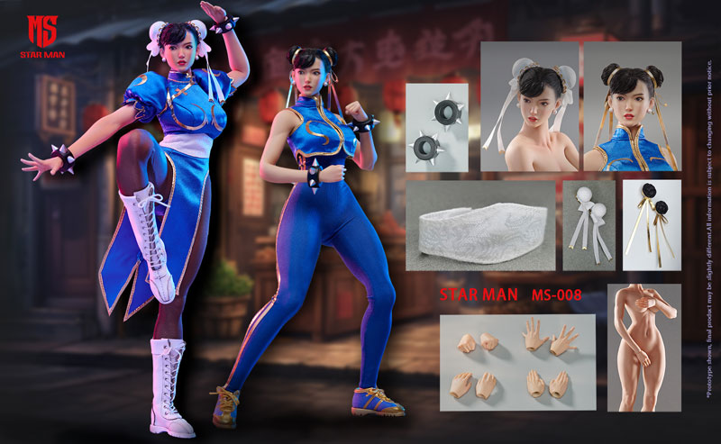 【星漫 STAR MAN】MS-008 1/6 Female fighter カンフーレディ 1/6スケールシームレスボディ 女性フィギュア