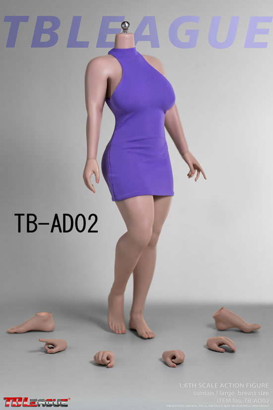 【TBLeague】TB-AD01 / TB-AD02 Female Super Flexible Seamless Bodies