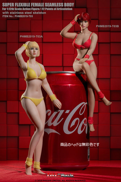 TBLeague】1/12scale female seamless body with metal skeleton