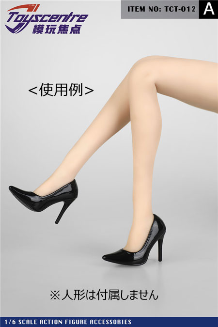 【TOYSCENTRE】TCT-012 ABC Pointed Toe Women's High heels 女性ドール用ハイヒール 1/6スケール 女性用シューズ