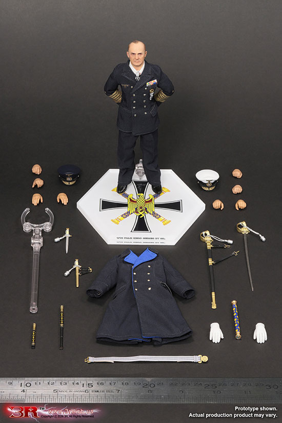【3R】TG80009 1/12 Mini Reich Series - WW2 German GroBadmiral - Karl Donitz