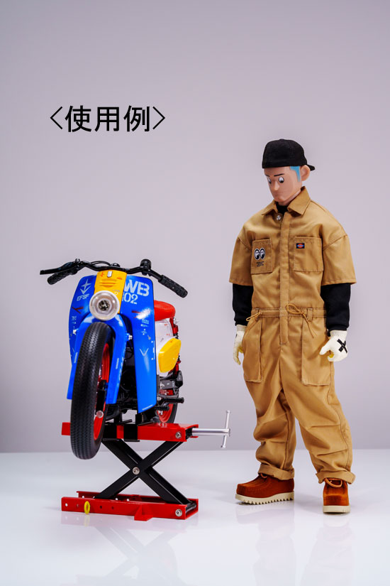 【Trickyman12】202504 MOTOCYCLE LIFT メカニック用モータサイクルリフト ミニチュア 1/6スケール フィギュア用アクセサリーセット